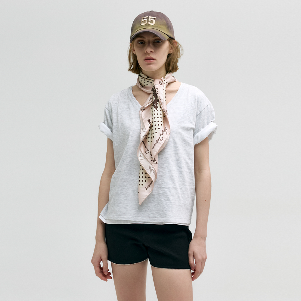 MARGE SKETCH SCARF_pink/beige - 감도 깊은 취향 셀렉트샵 29CM