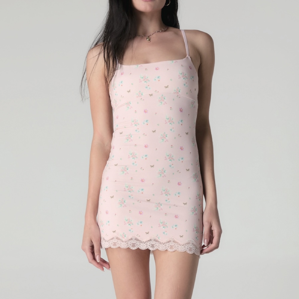 ROSY SCOOP MINI DRESS (IVORY SHELL) - 감도 깊은 취향 셀렉트