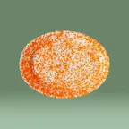 [클리어런스] D94 오발플레이트 오렌지마블