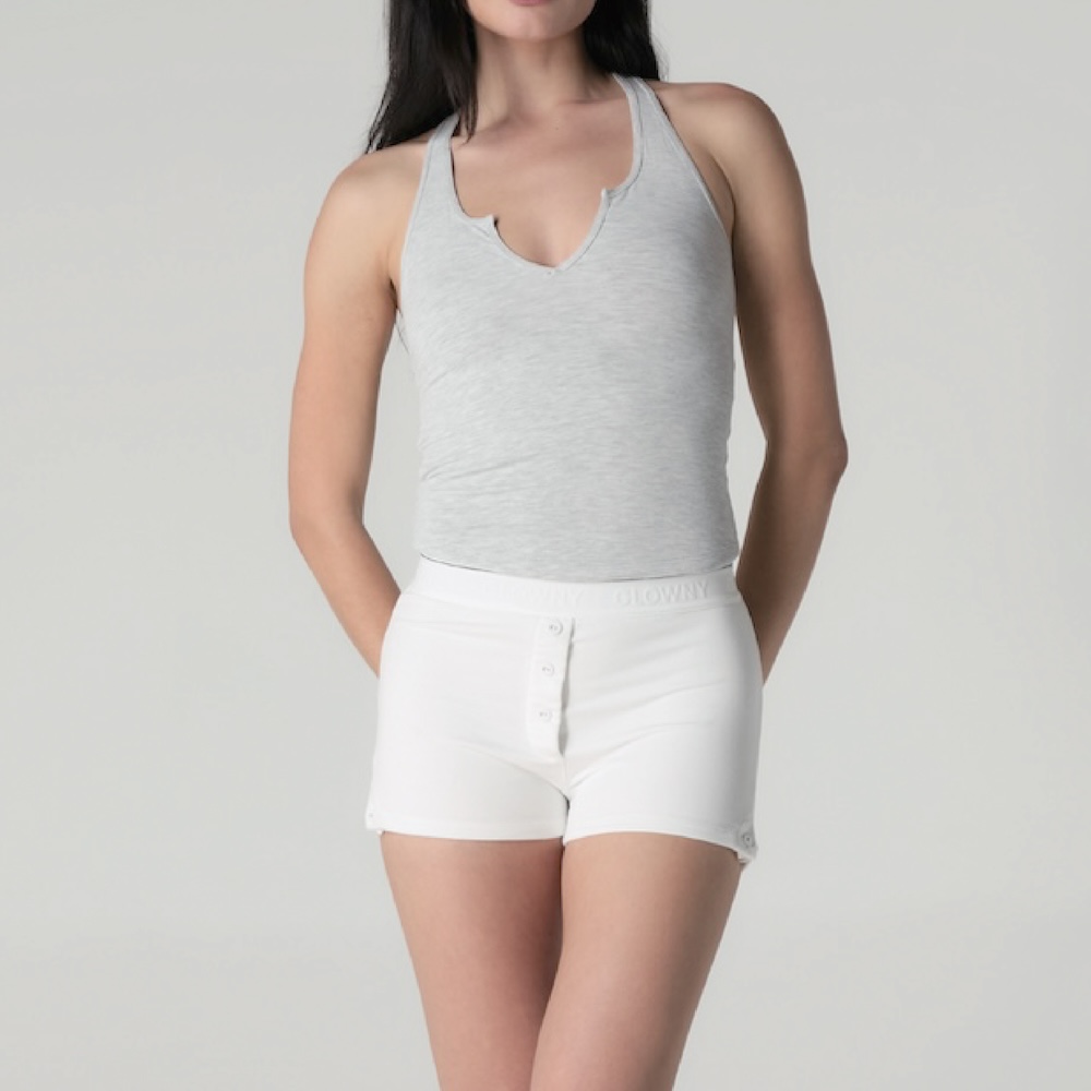 ★GLOWNY★ALLURE LACE BOYSHORTS (WHITE)★正規品/韓国直送料込 ALLURE LACE BOYSHORTS (WHITE) - GLOWNY