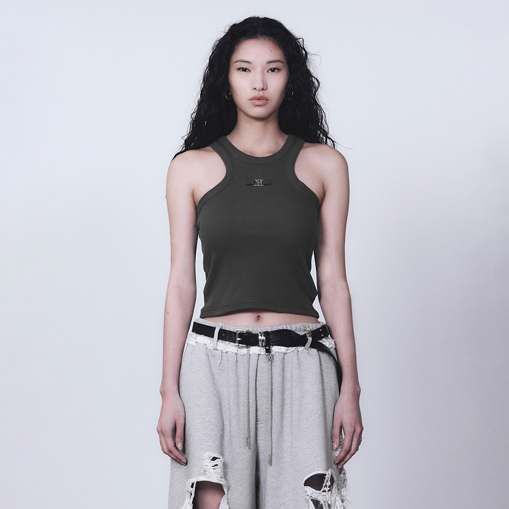 WM STAR LOGO SLEEVELESS TOP black - 감도 깊은 취향 셀렉트샵 29CM