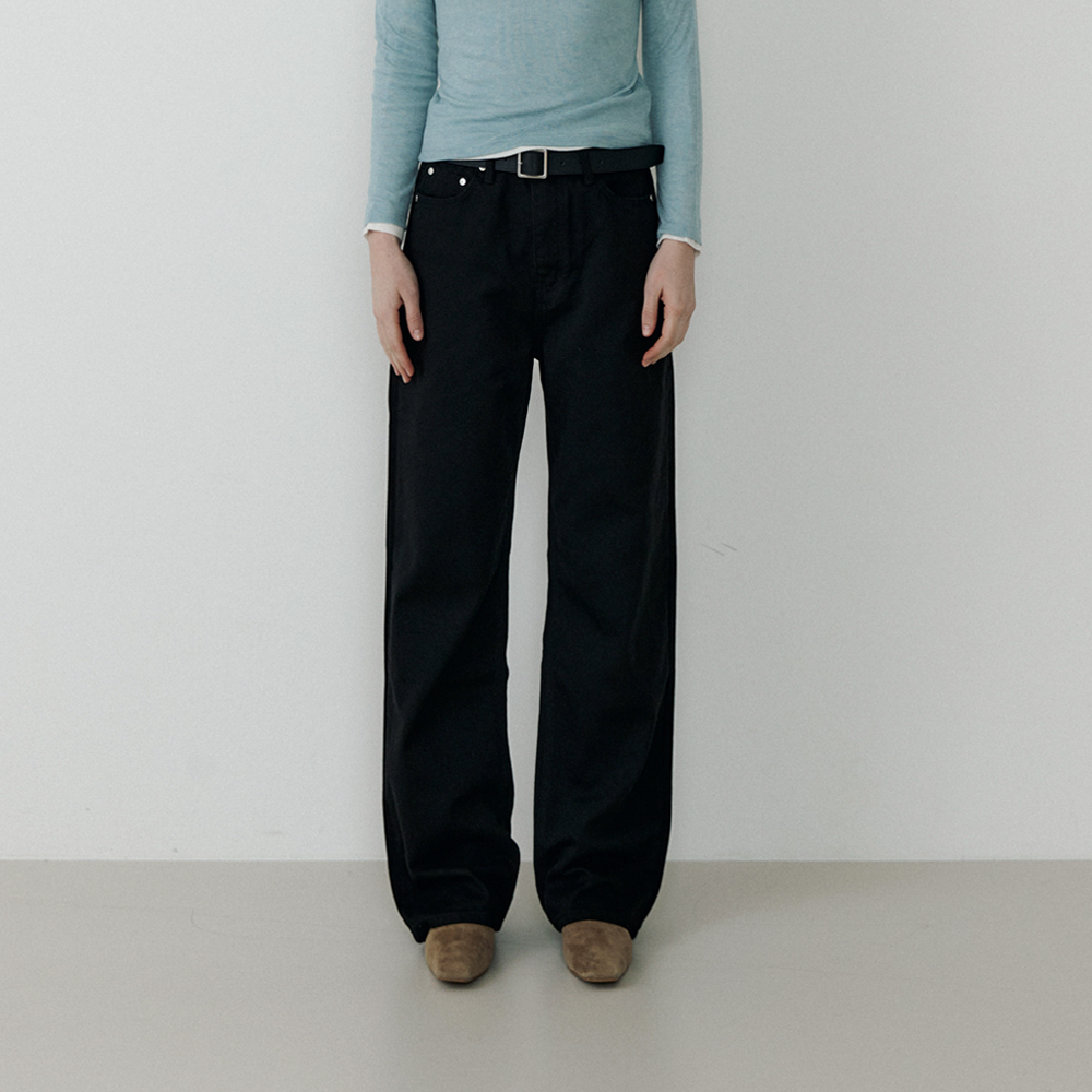 [NOTHING WRITTEN] Boyfriend cotton denim (Ivory) ☆送料込☆ 62-1.jpg