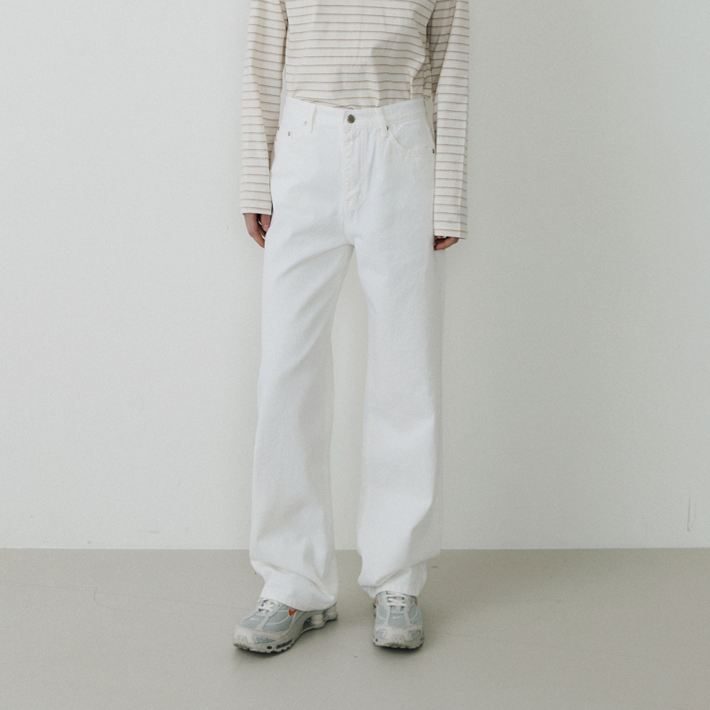 Boyfriend cotton denim (Ivory) - 감도 깊은 취향 셀렉트샵 29CM