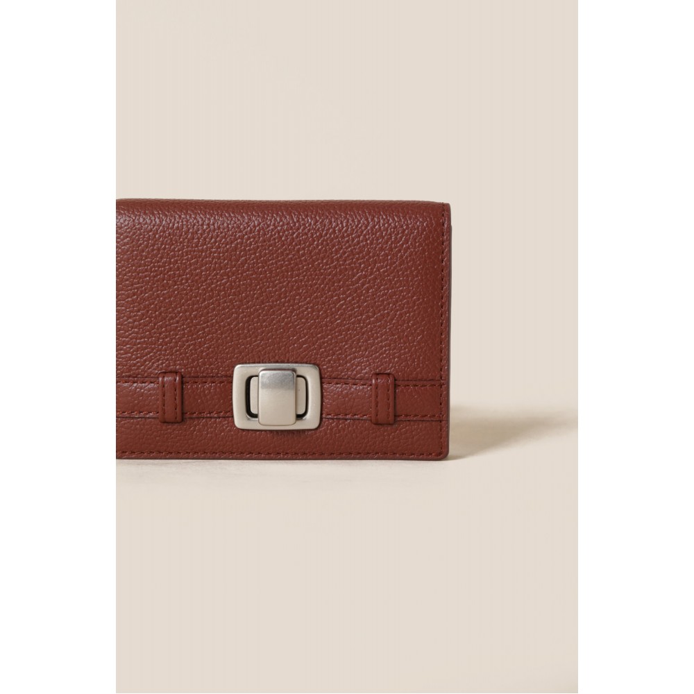 ☆COURONNE☆ Facade Noa MiniHalf Wallet RCWFX25144GRL ☆COURONNE☆ Facade Noa MiniHalf Wallet_RCWFX25144RED
