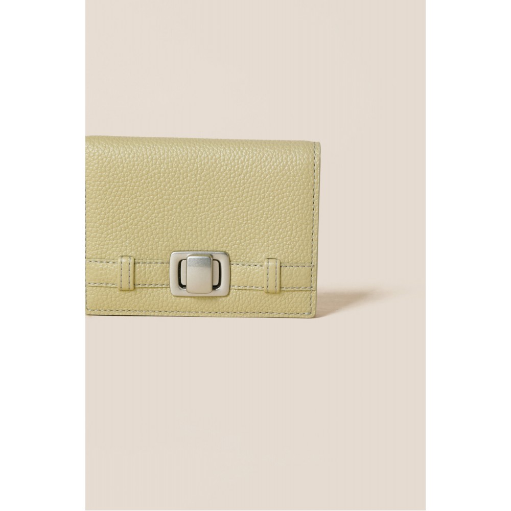 ☆COURONNE☆ Facade Noa MiniHalf Wallet RCWFX25144BKX Stephanie Le Temp Mini-half Wallet_COURONNE - 코오롱몰