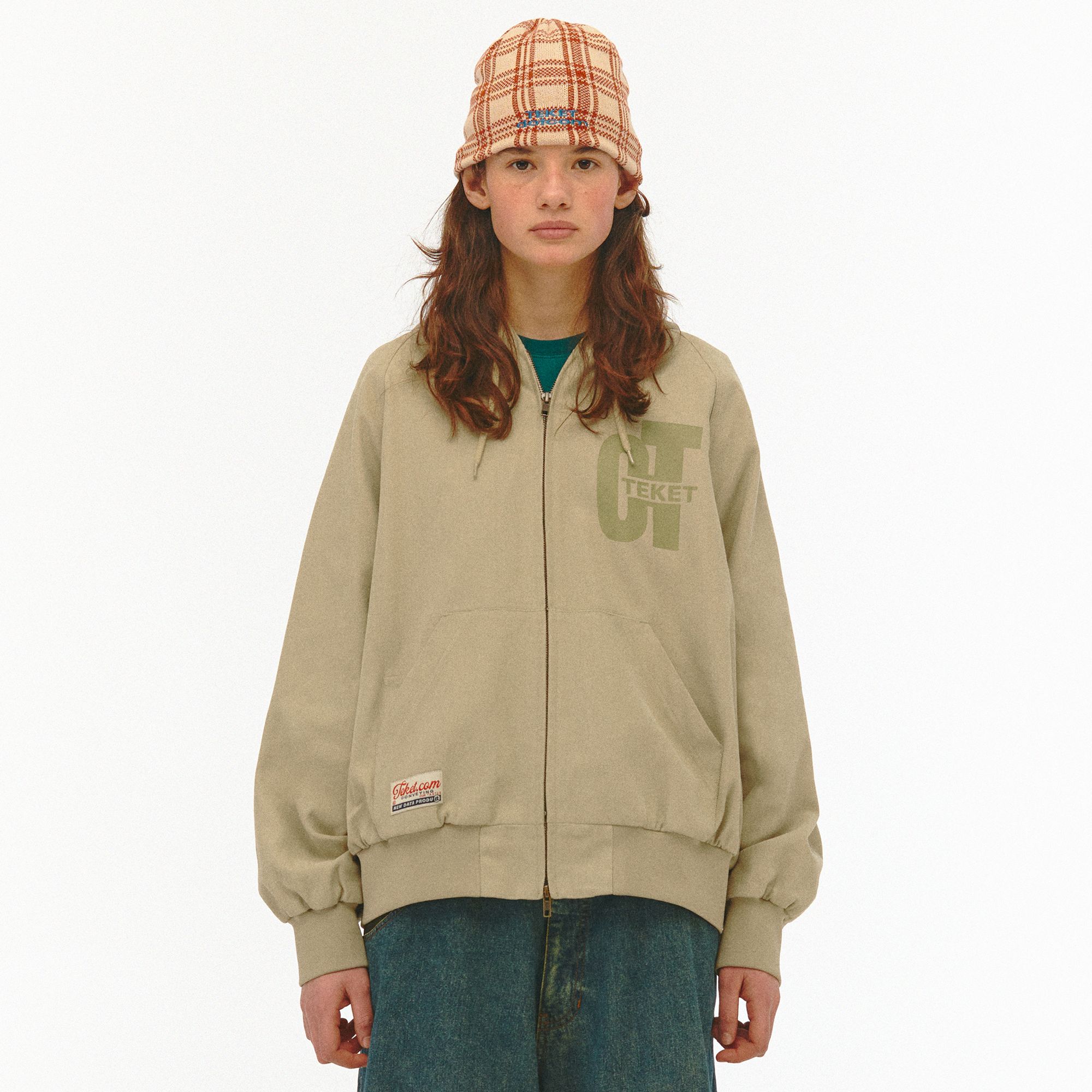 韓国商品/THE MUSEUMVISITOR HOT FIX LEOPARD WORK JACKET HOT FIX LEOPARD WORK JACKET (CHARCOAL) - 감도 깊은 취향