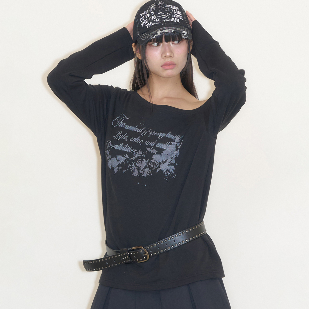 L13 INVITATION LONG SLEEVE(BLACK) - 감도 깊은 취향 셀렉트샵 29CM