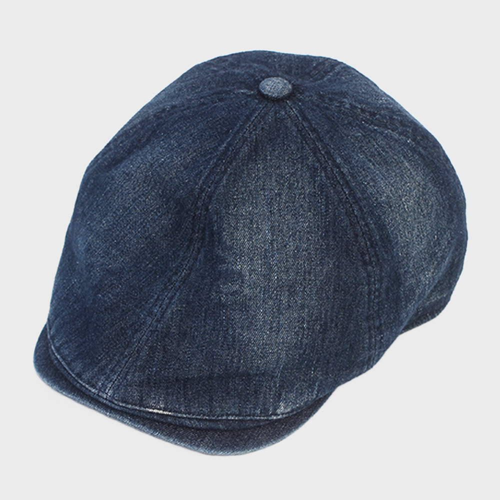 유니버셜케미스트리] Washing Black Side Belt Huntingcap