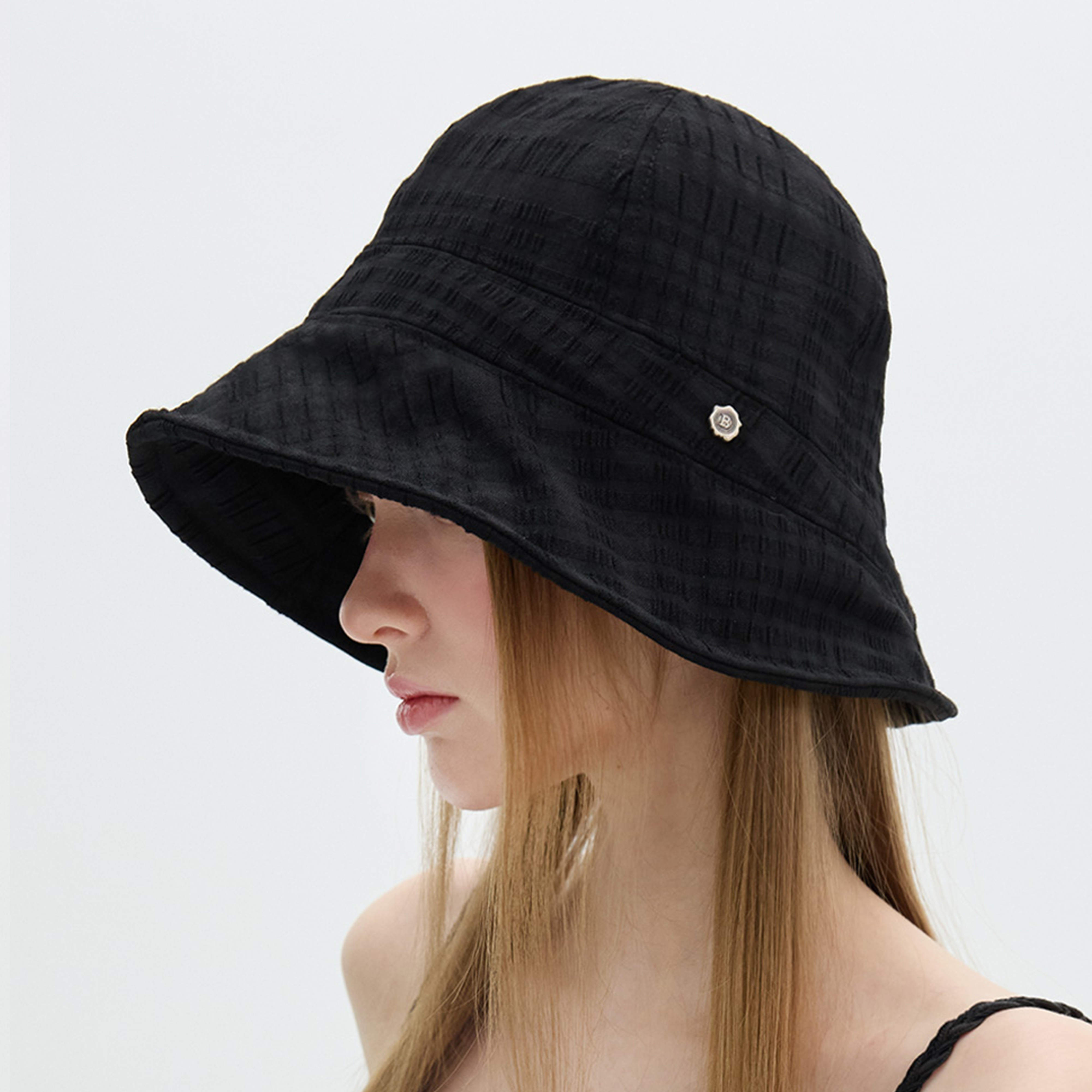 BBD Graffiti Logo Reversible Plate Bucket Hat (Black) - 감도