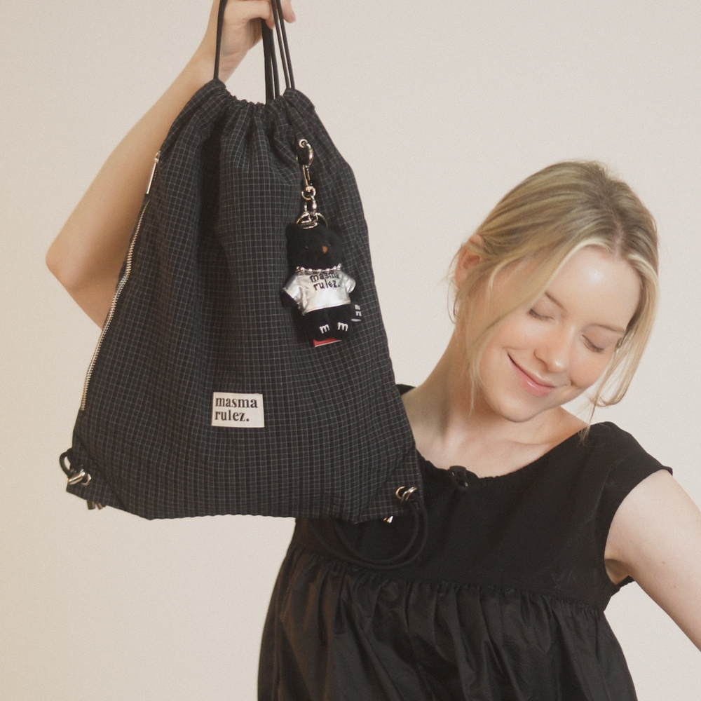 ★masmarulez★ Gym sack string bag _Tear lemon Gym sack string bag _Tear lemon : Masmarulez [마스마룰즈]
