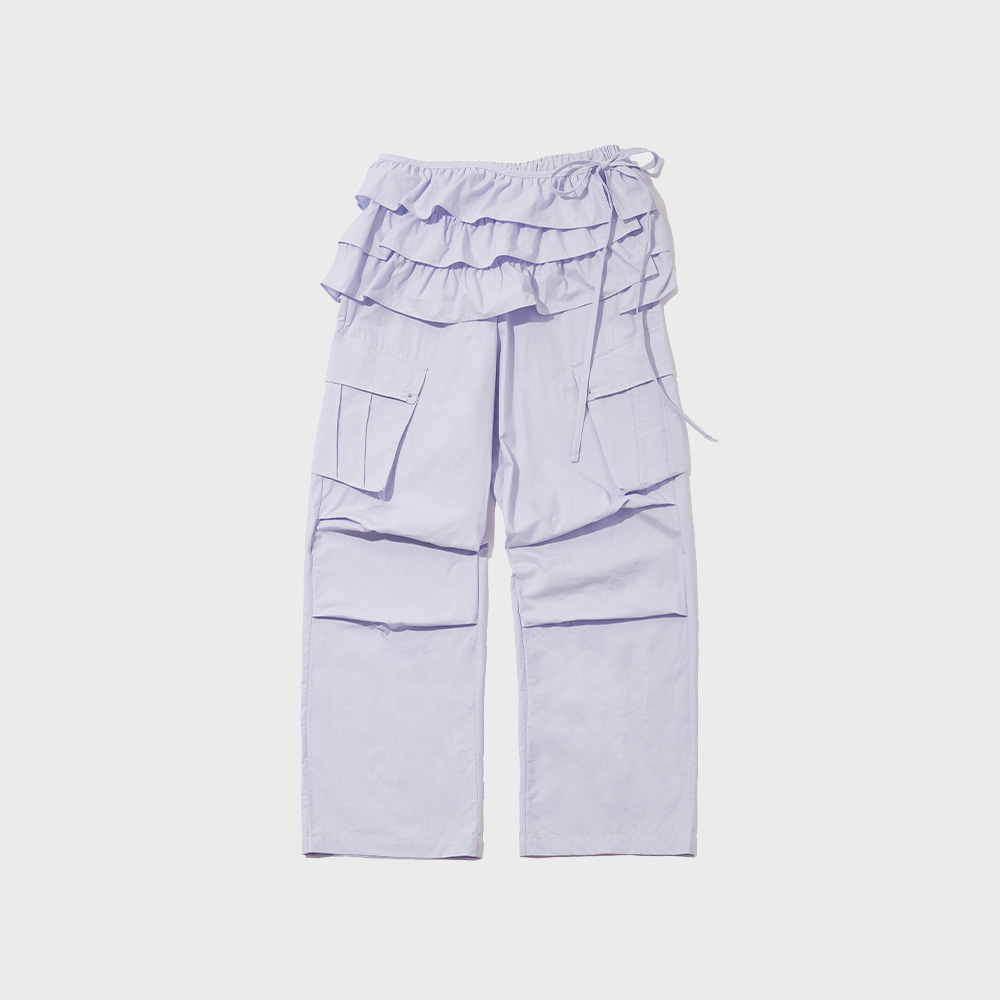 Frill Layered Skirt Pants (lavender) - 감도 깊은 취향 셀렉트