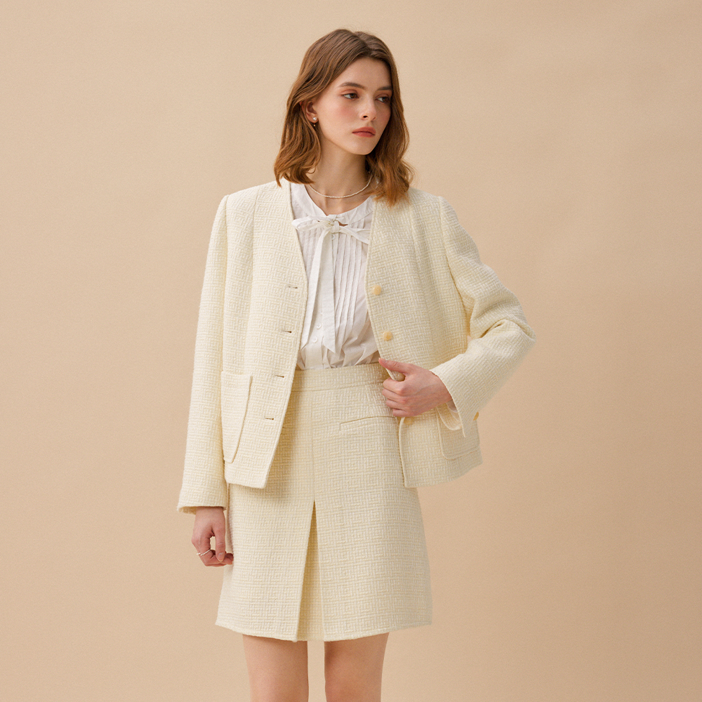 ISLA tweed mid skirt_light beige - 감도 깊은 취향 셀렉트샵 29CM