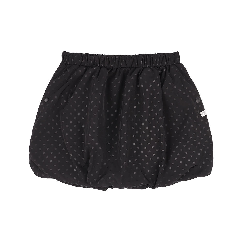 SET] DOT BALLOON MINI SKIRT SET UP (BLACK)_F25QA966XD895