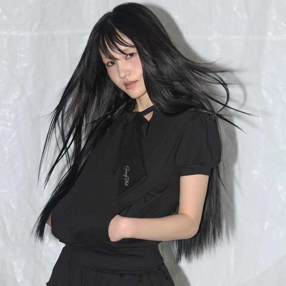 [FANCY CLUB] PUFF ROUND SCARF HOODIE /追跡付 FANCY CLUB】PUFF ROUND SCARF HOODIE / 【ファンシークラブ