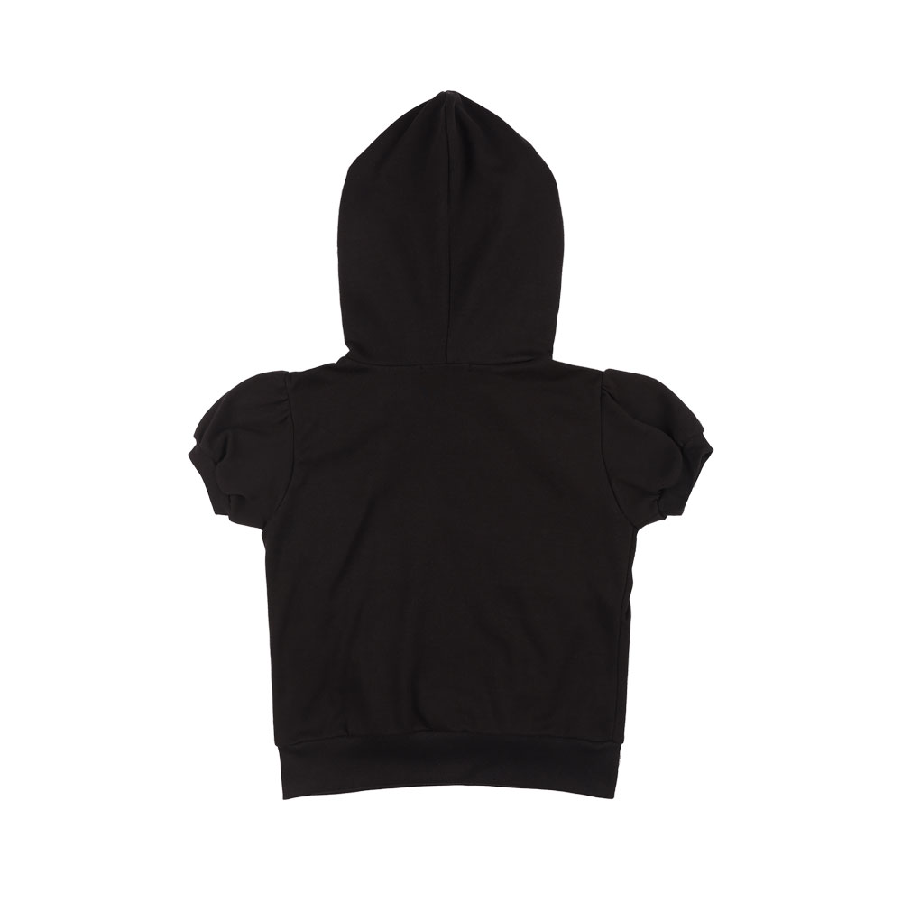 PUFF ROUND SCARF HOODIE (BLACK)_F25QB081 - 감도 깊은 취향