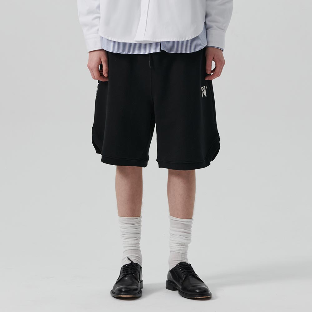 【NOT4NERD】 Mural Painting Sweat Shorts ★ 韓国 Mural Painting Sweat Shorts - Ivory - 감도 깊은 취향 셀렉트