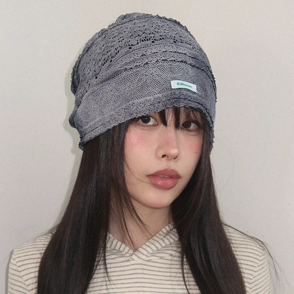 BBD Graffiti Logo Patch Beanie (White) - 감도 깊은 취향