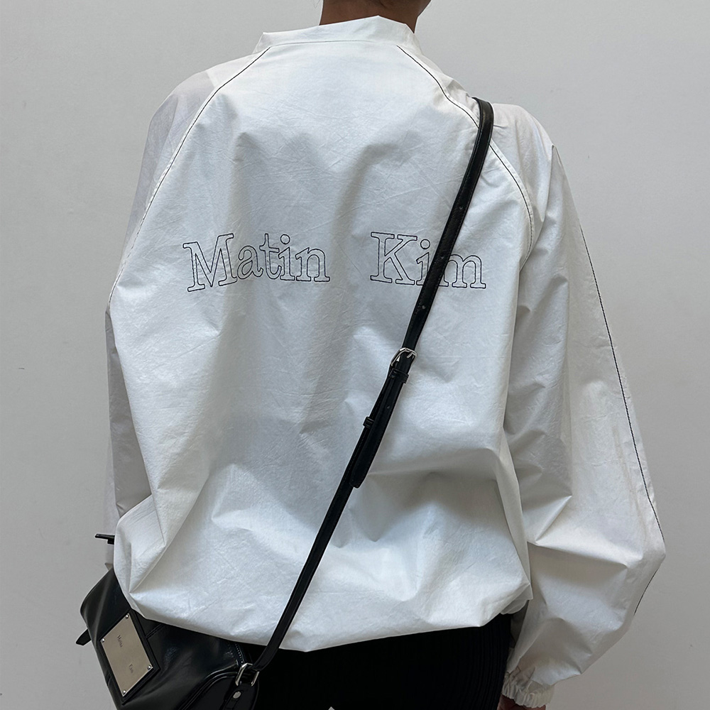 ジャケット [MATINKIM]matte coating anorak jumper in ivory MATIN COATING ANORAK JUMPER IN IVORY - 감도 깊은 취향 셀렉트