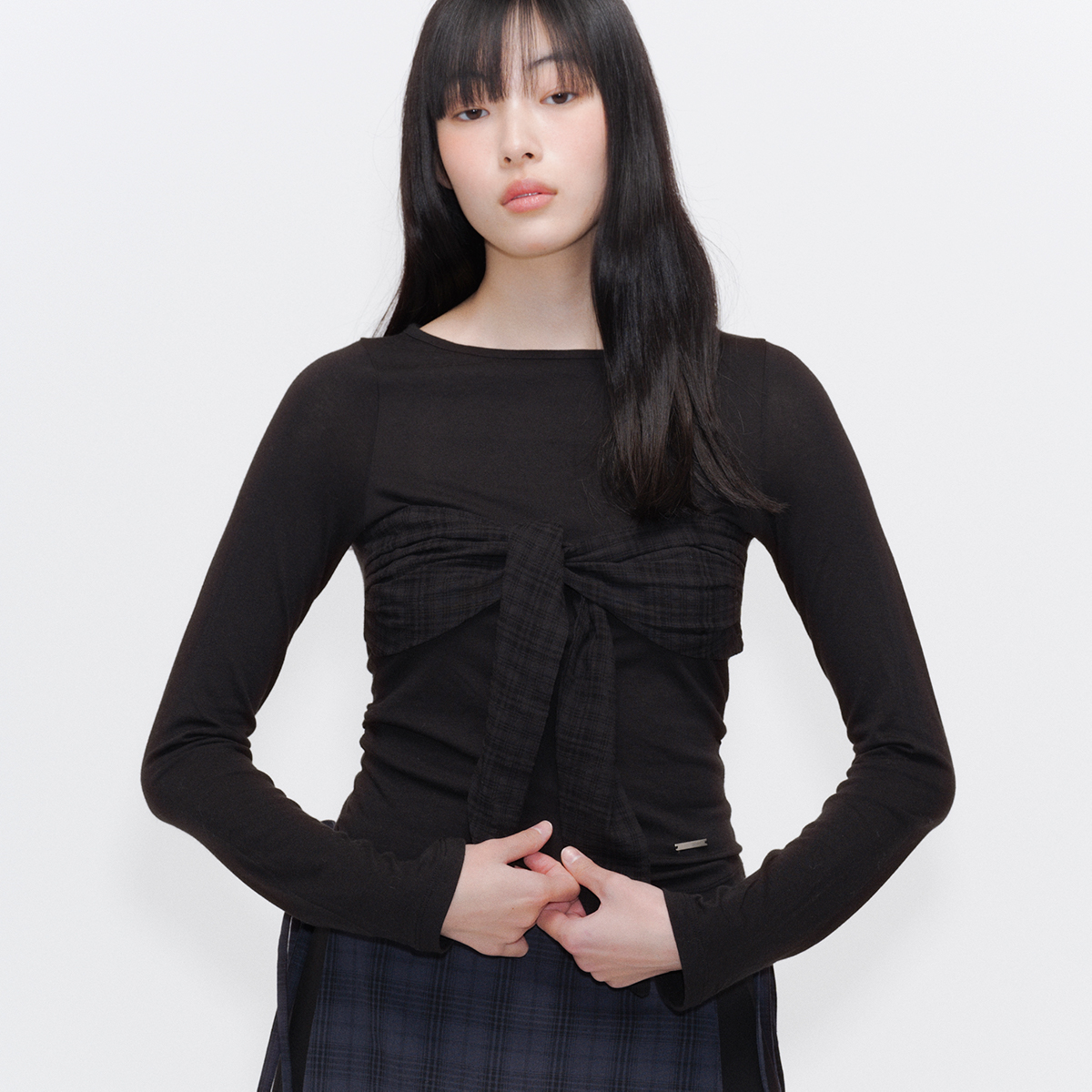 SPAN VELVET RAGLAN TOP BLACK - 감도 깊은 취향 셀렉트샵 29CM