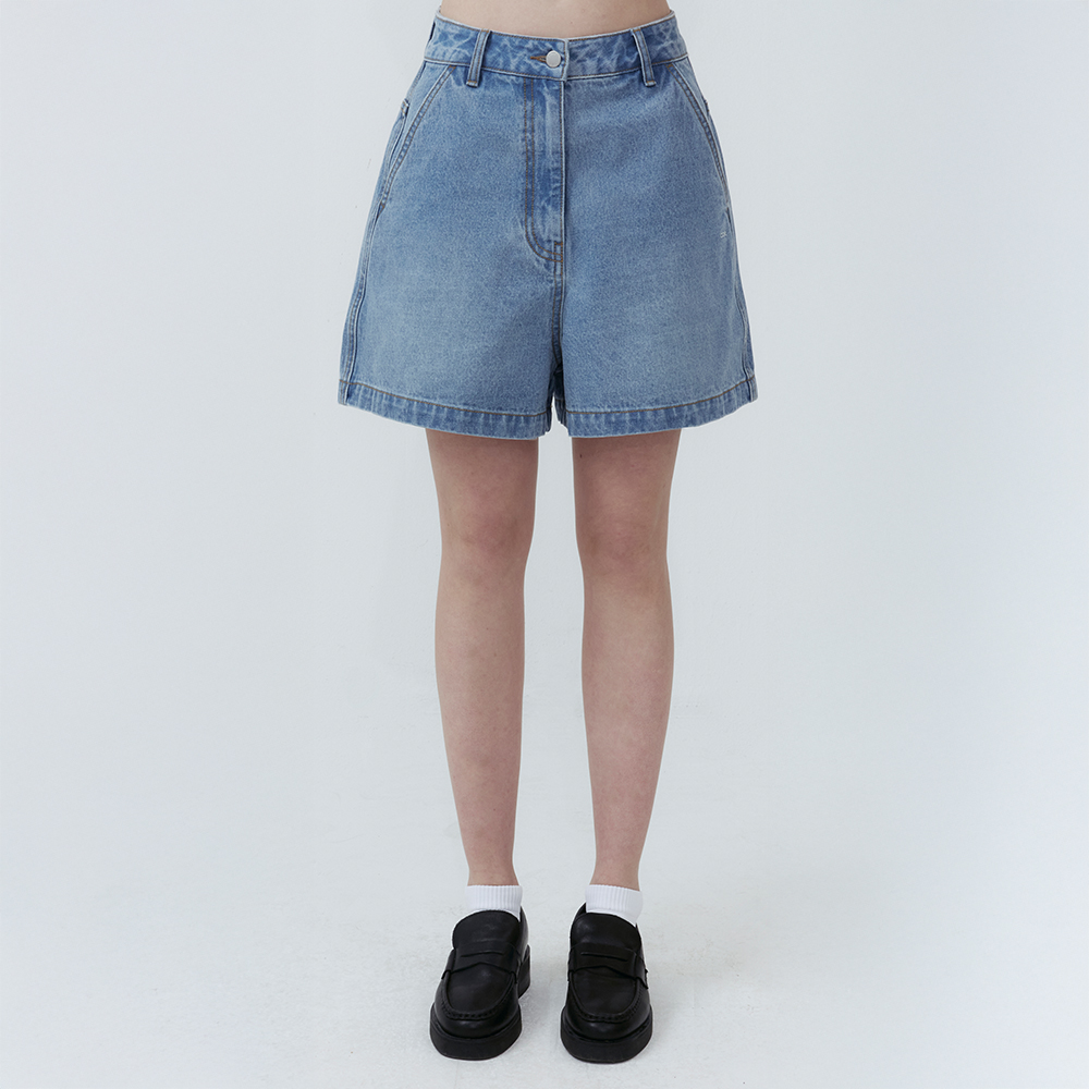 PT-20341) BUTTERFLY DENIM SHORTS BLUE - 감도 깊은 취향