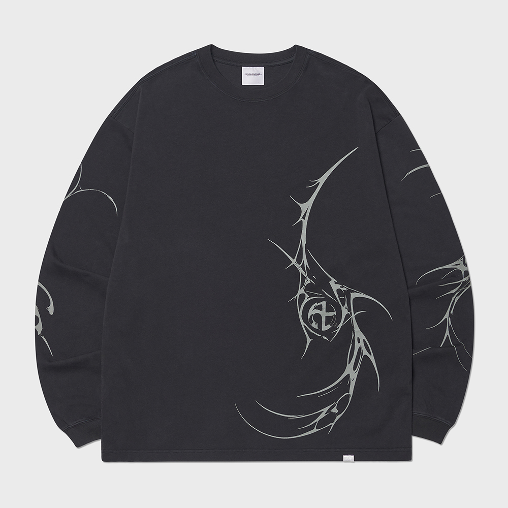 Tシャツ・カットソー [NICEGHOSTCLUB]UNICORN CIRCLE SLIM L/S TEE_WHITE(NG2FSUT55 MUSINSA | NICE GHOST CLUB UNICORN CIRCLE SLIM L/S TEE_WHITE