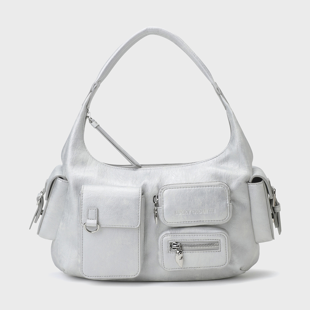 Tetra-Pocket Hobo Shoulder Bag [ Brown ] - 감도 깊은 취향