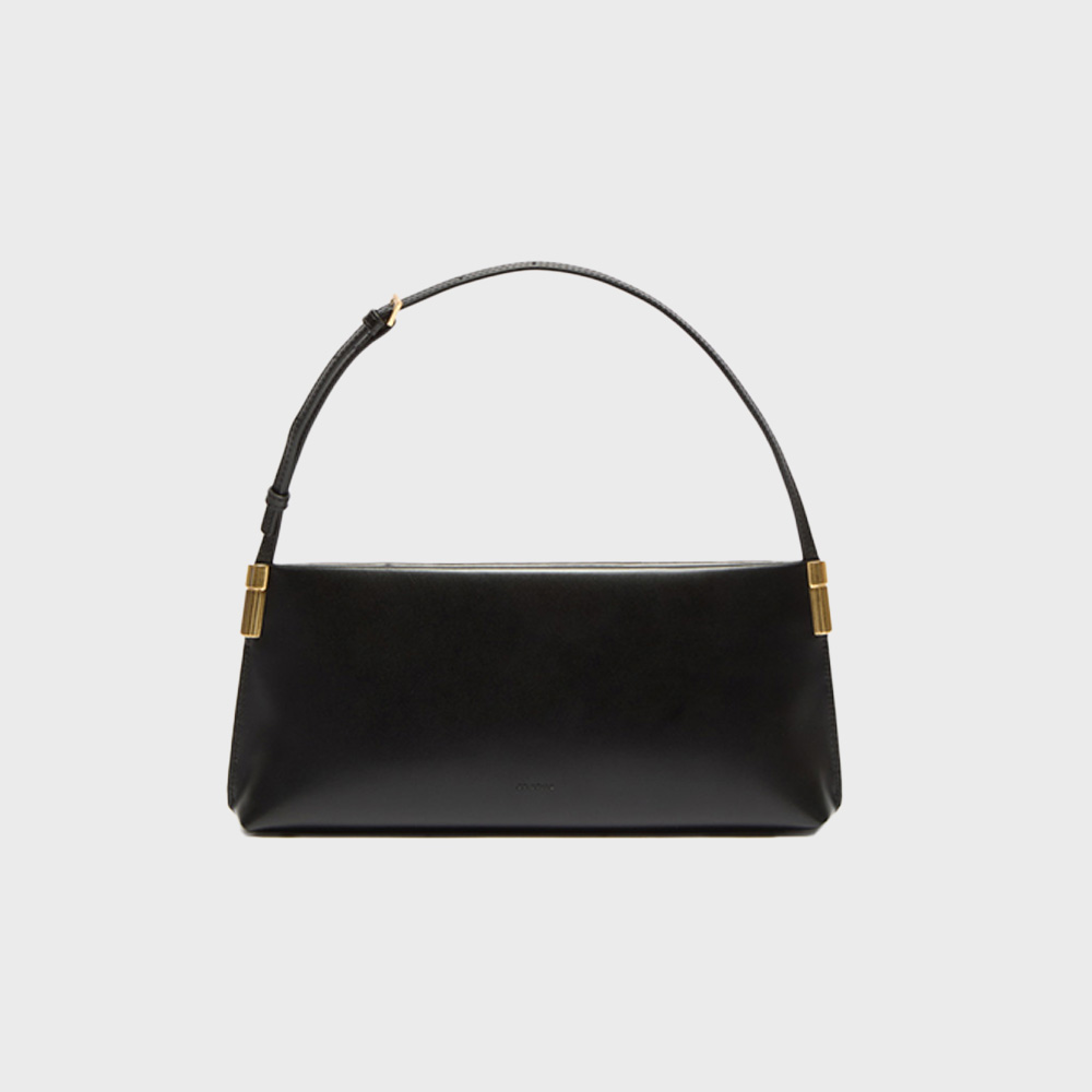◆LOW CLASSIC◆ FOLDED CUBE TOTE BAG_BLACK_LOW24RM_BA010BK Low Classic Cube folded leather shoulder bag | The Fashion