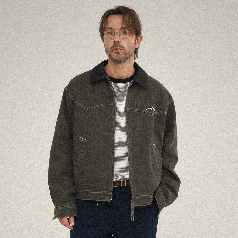 Crack work jacket - KHAKI - 감도 깊은 취향 셀렉트샵 29CM