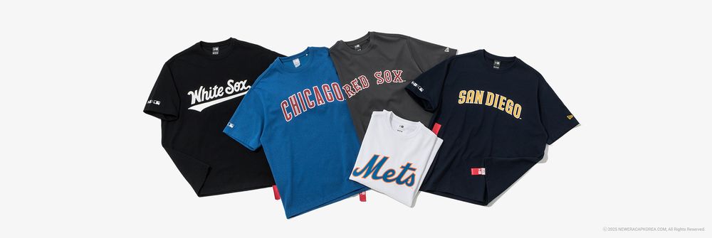 MLB LETTERING LOGO T-SHIRTS, 2025