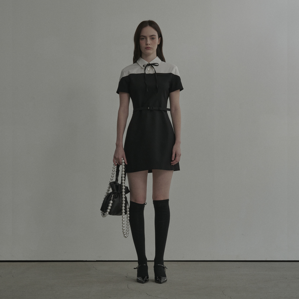 ■The tis■ SAILOR CREAM DRESS_TT4S610BK SAILOR CREAM DRESS_TT4S610BK - 감도 깊은 취향 셀렉트샵 29CM