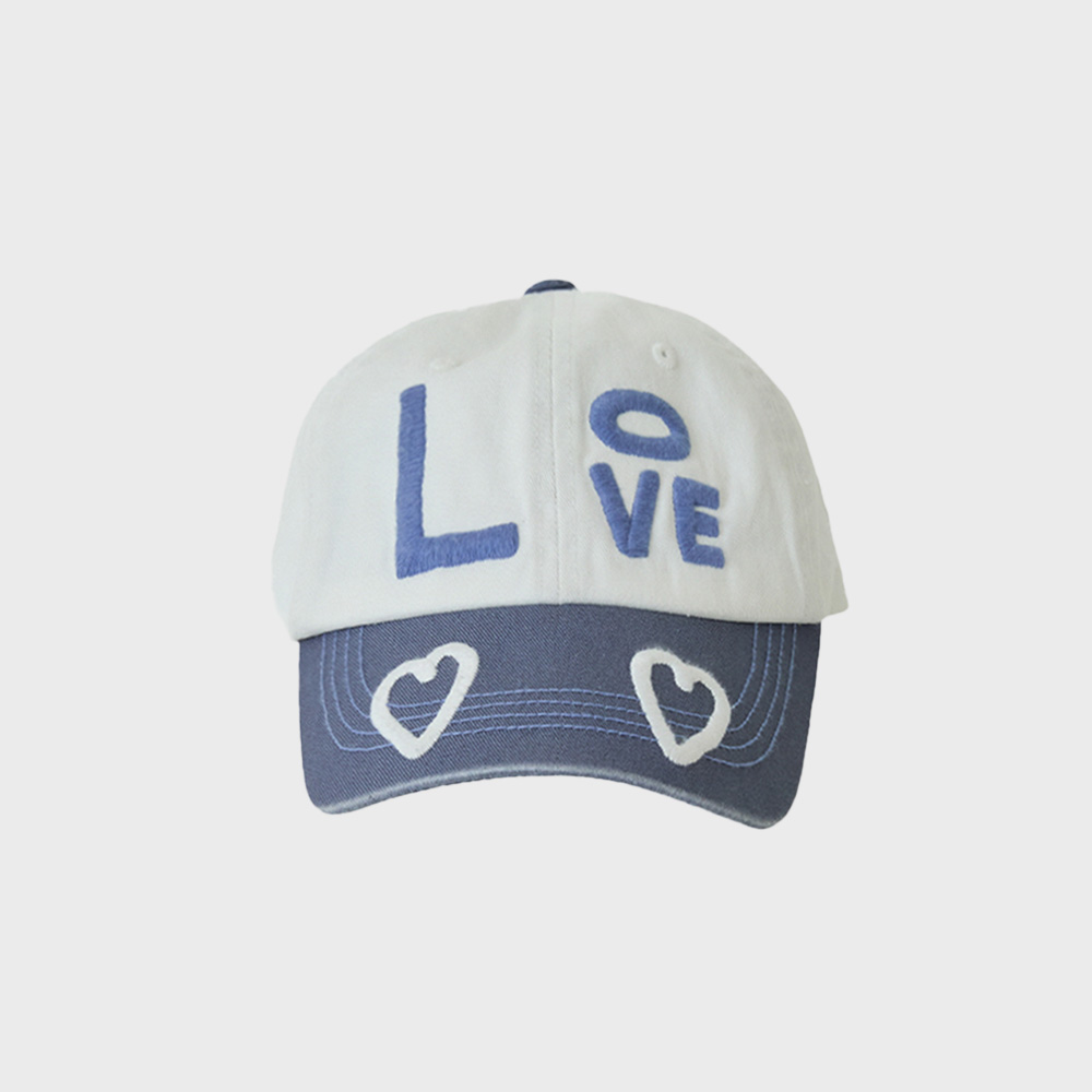 CALIE HEART BALL CAP WHITE - 감도 깊은 취향 셀렉트샵 29CM