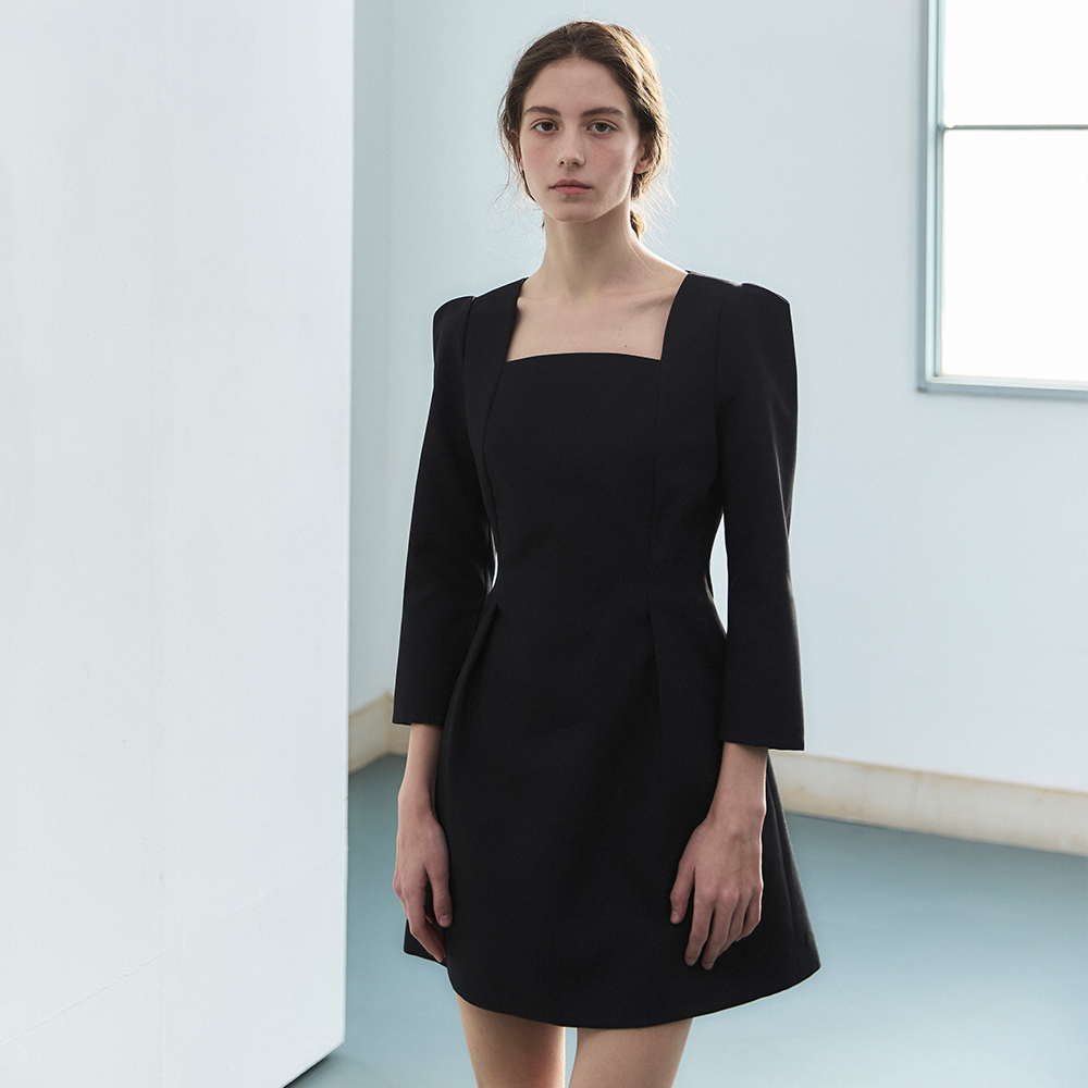 Ribbon Tie Classic Dress (Black) - 감도 깊은 취향 셀렉트샵 29CM