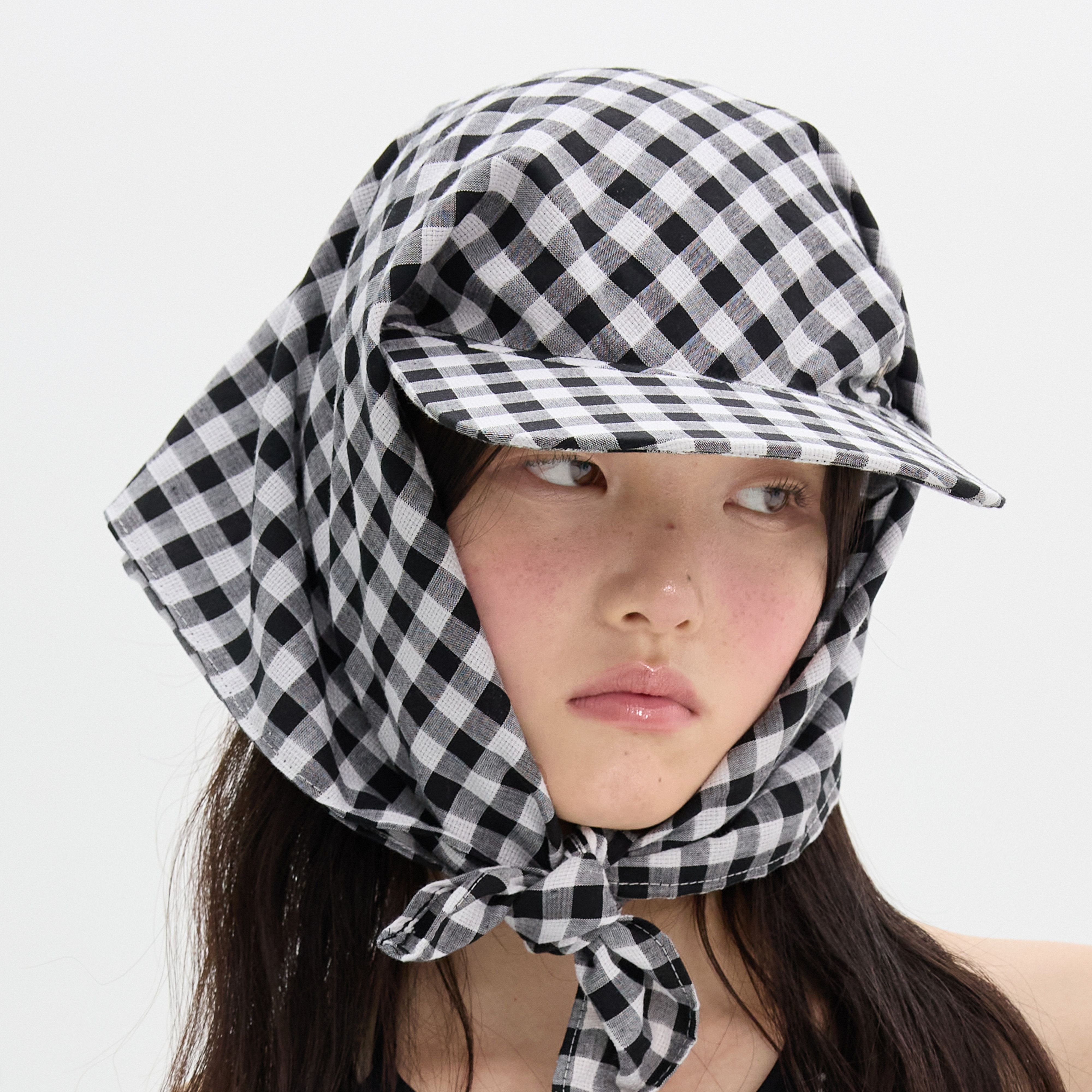 Tie-up scarf bandana cap BLACK - 감도 깊은 취향 셀렉트샵 29CM