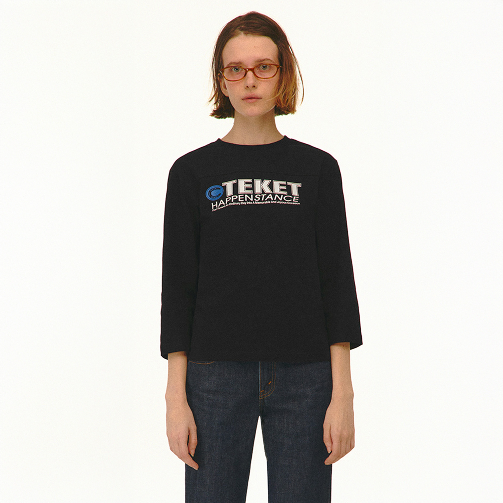 [teket] / ☆ 25SS Occasion L/S Tee / Melange Gray Occasion L/S Tee Melange Gray - teket