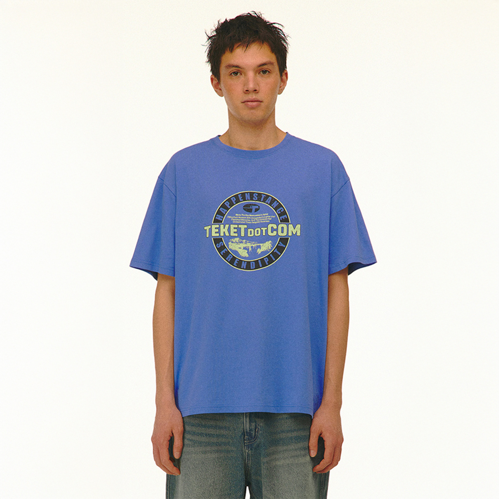 ◆teket◆ Dolphin Friends Tee Khaki TK2514TSST05KHA Dolphin Friends Tee Khaki - 감도 깊은 취향 셀렉트샵 29CM