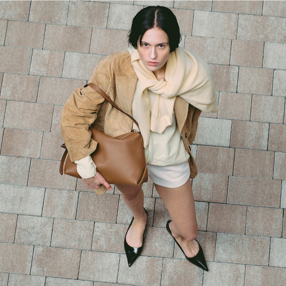 ☆NASTY FANCY CLUB☆ NF Calm Intense Shoulder Bag KHAKIF24QE NF] CALM INTENSE SHOULDER BAG (KHAKI)_F24QE907 - 감도 깊은