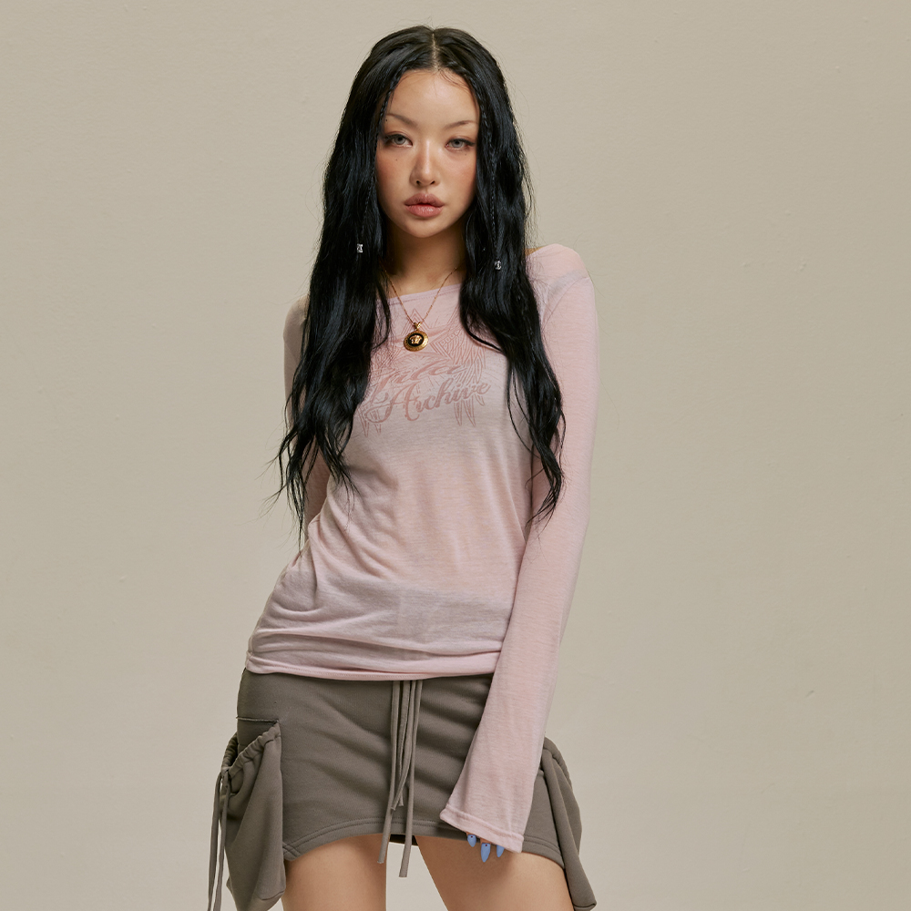 Origami Turtle Neck Tee Beige - 감도 깊은 취향 셀렉트샵 29CM