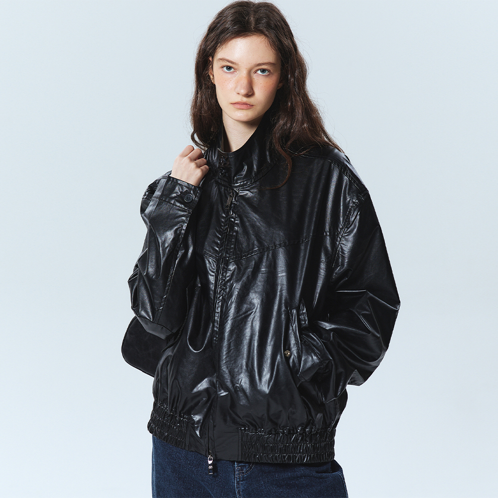 CS】multi vegan leather blouson CS】multi vegan leather blouson