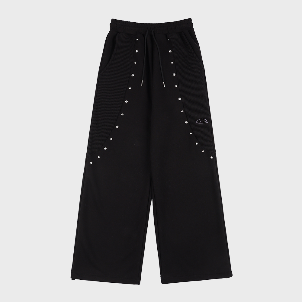 기모x 버전] FRILL SPORTY PANTS BLACK - 감도 깊은 취향 셀렉트