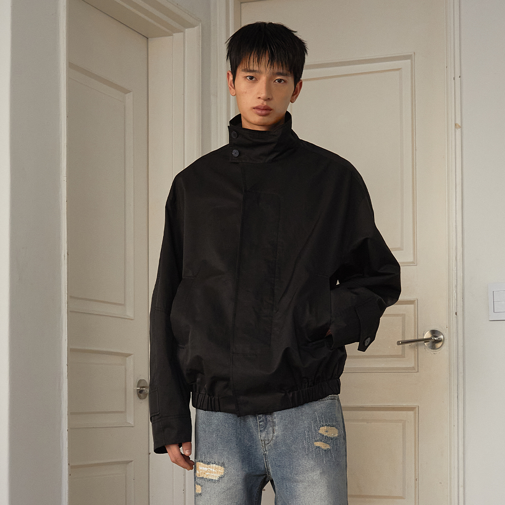 【MATIN KIM】MATIN HIGH NECK HOODY COATING JUMPER FOR MEN MUSINSA | MATIN KIM MATIN HIGH NECK HOODY COATING JUMPER FOR