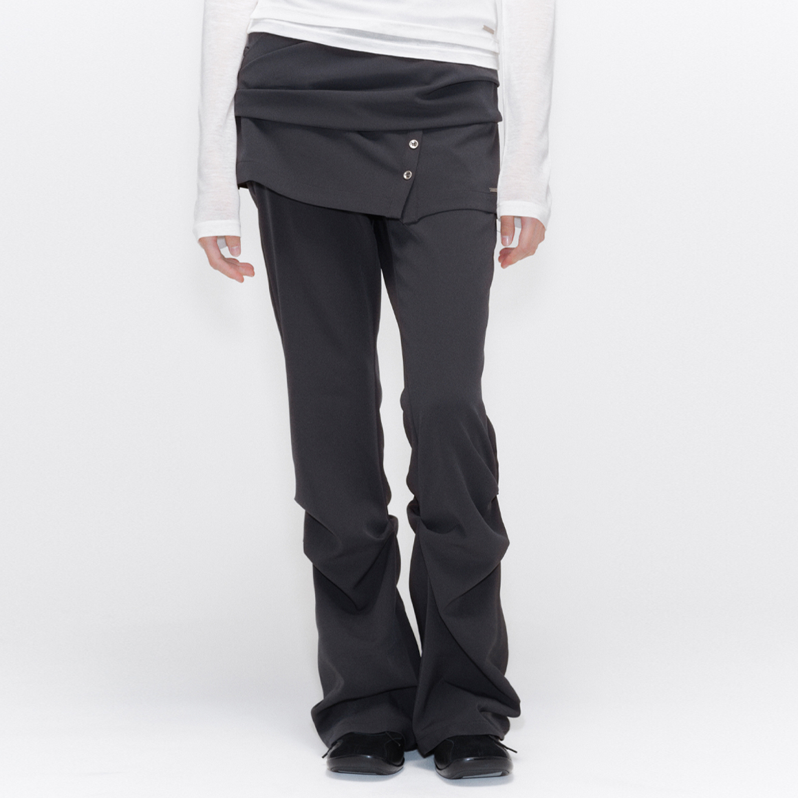 MISEKI SEOUL Draped shirt skirt pants