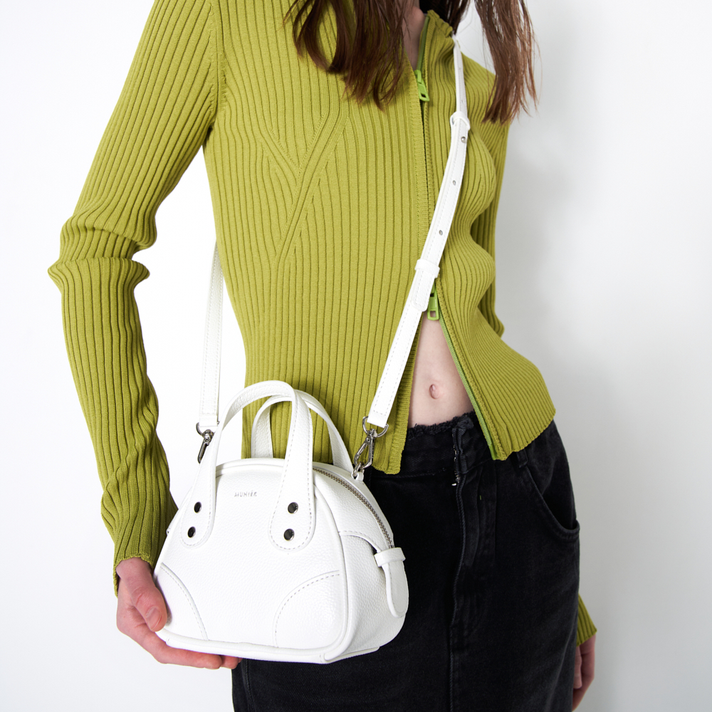 MUNIER★韓国★人気バッグブランド★MINI BOWLING BAG_3COLORS ミニボーリングバッグ - MUNIER | 60% - アジアファッション通販