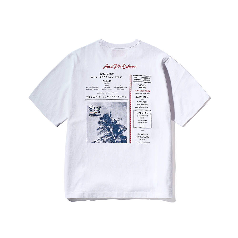 【韓国AECA WHITE エイカホワイト】LOVE HARD HALF SLEEVE-WHITE MUSINSA公式 | AECA WHITE LOVE HARD HALF SLEEVE-WHITE