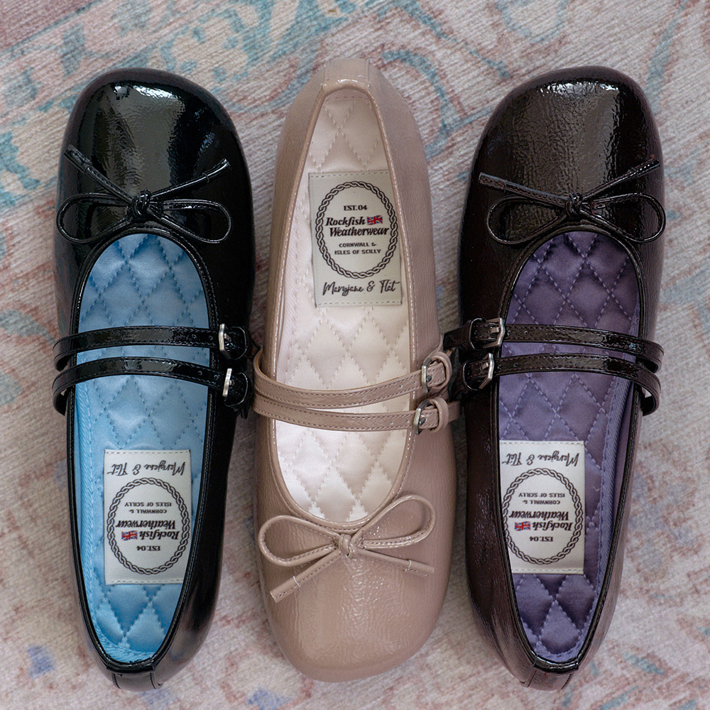 バレエシューズ パンプス 「PRE-ORDER」SQUARE TOE TWO STRAP