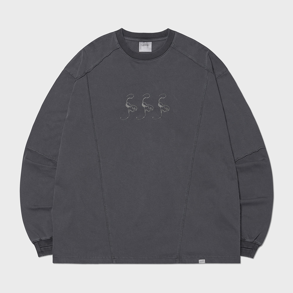 ★YESEYESEE★ YES Monitor LS Charcoal yeseyesee® :: Y.E.S Monitor L/S Orange