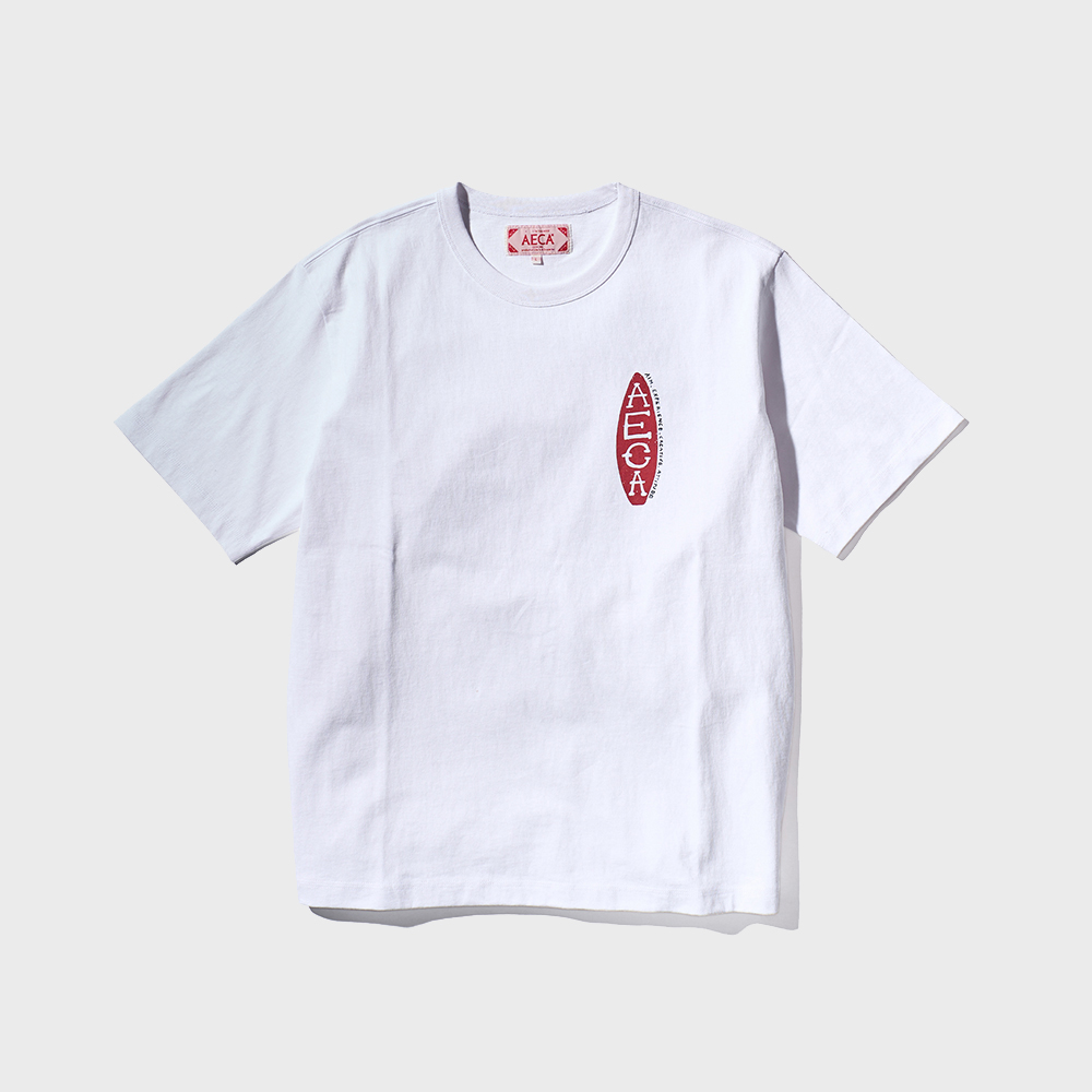【韓国 AECA WHITE】BALANCE WAVE WAVE HALF SLEEVE-WHITE BALANCE WAVE WAVE HALF SLEEVE-WHITE - 감도 깊은 취향 셀렉트