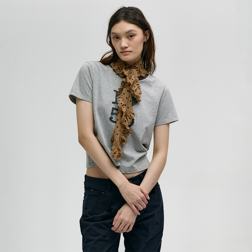 スカーフ [Margesherwood] / MARGE SKETCH SCARF / black/ivory Margesherwood] / MARGE SKETCH SCARF / black/ivory スカーフ