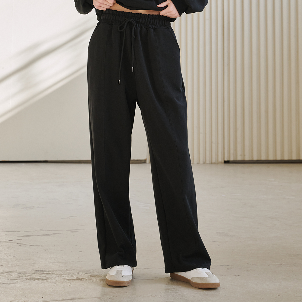 【BAON】[unisex] Bayou Pintuck Banding Wide Pants BAON】[unisex] Bayou Pintuck Banding Wide Pants Xuyoni