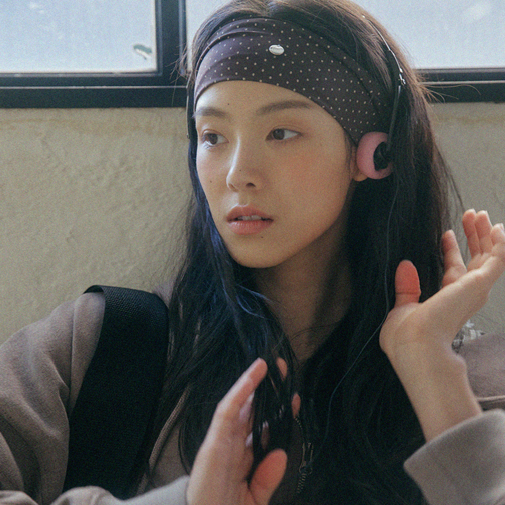 satin petit ribbon hair band 5.1 - noir - 감도 깊은 취향