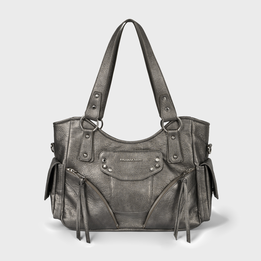 韓国商品/DEINET NEW STUD STRING BIG BAG DEINET NEW STUD STRING BIG BAG IN BLACK - 감도 깊은 취향